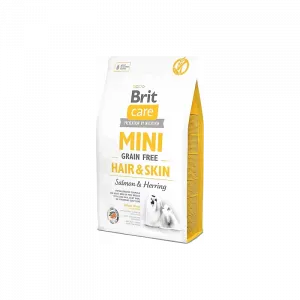 BRİT CARE ADULT MİNİ HAIR & SKIN GRAİN FREE SALMON 2 KG