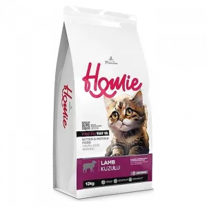 HOMİE LOW GRAIN SUPER PREMIUM KITTEN & MOTHER CAT LAMB 12KG