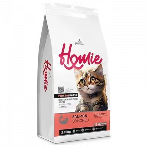 HOMİE LOW GRAIN SUPER PREMIUM KITTEN & MOTHER SALMON 2,75KG