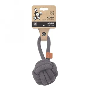 M-PETS COTO GREY LOOP BALL 11 CM ÇEKMELİ ÖRGÜ TOP KÖPEK OYUNCAĞI 10652013