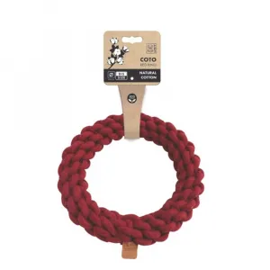 M-PETS COTO RED RING 25 CM ÖRGÜ HALKA OYUNCAK