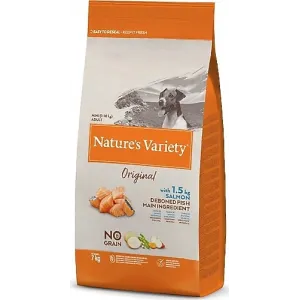 NATURES VARIETY ADULT MINI MORWEC SALMON GRAIN FREE 7KG