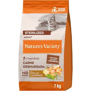 NATURES VARIETY ADULT STERILISED CHICKEN GRAIN FREE 7KG