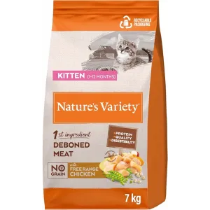 NATURES VARIETY KITTEN CHICKEN GRAIN FREE 7KG