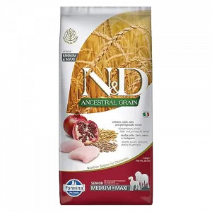N&D A.G. SENİOR MEDIUM MAXI TAVUK & NAR 12 KG