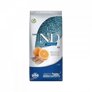 N&D OCEAN ADULT CAT RİNGA BALIĞI & PORTAKAL 10 KG