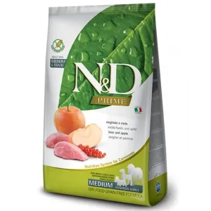 N&D PRIME ADULT MEDIUM MAXI YABAN DOMUZU & ELMA 2,5 KG