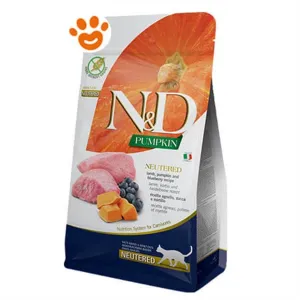 N&D PUMPKIN NEUTERED KUZU & YABAN MERSİNİ 5 KG