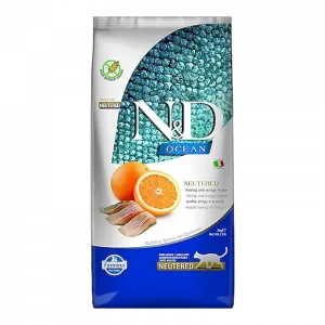 N&D PUMPKIN OCEAN ADULT CAT RİNGA BALIĞI & PORTAKAL 5 KG