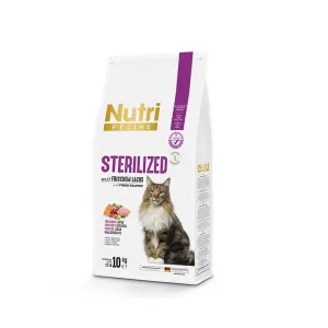 NUTRİ CAT STERILISED SALMON 10 KG