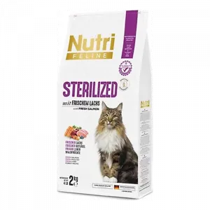 NUTRİ CAT STERILISED SALMON 2 KG