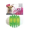 M-PETS SQUEAKY OYUN TOPU TRANSPARENT GREEN 6,7CM 10608699