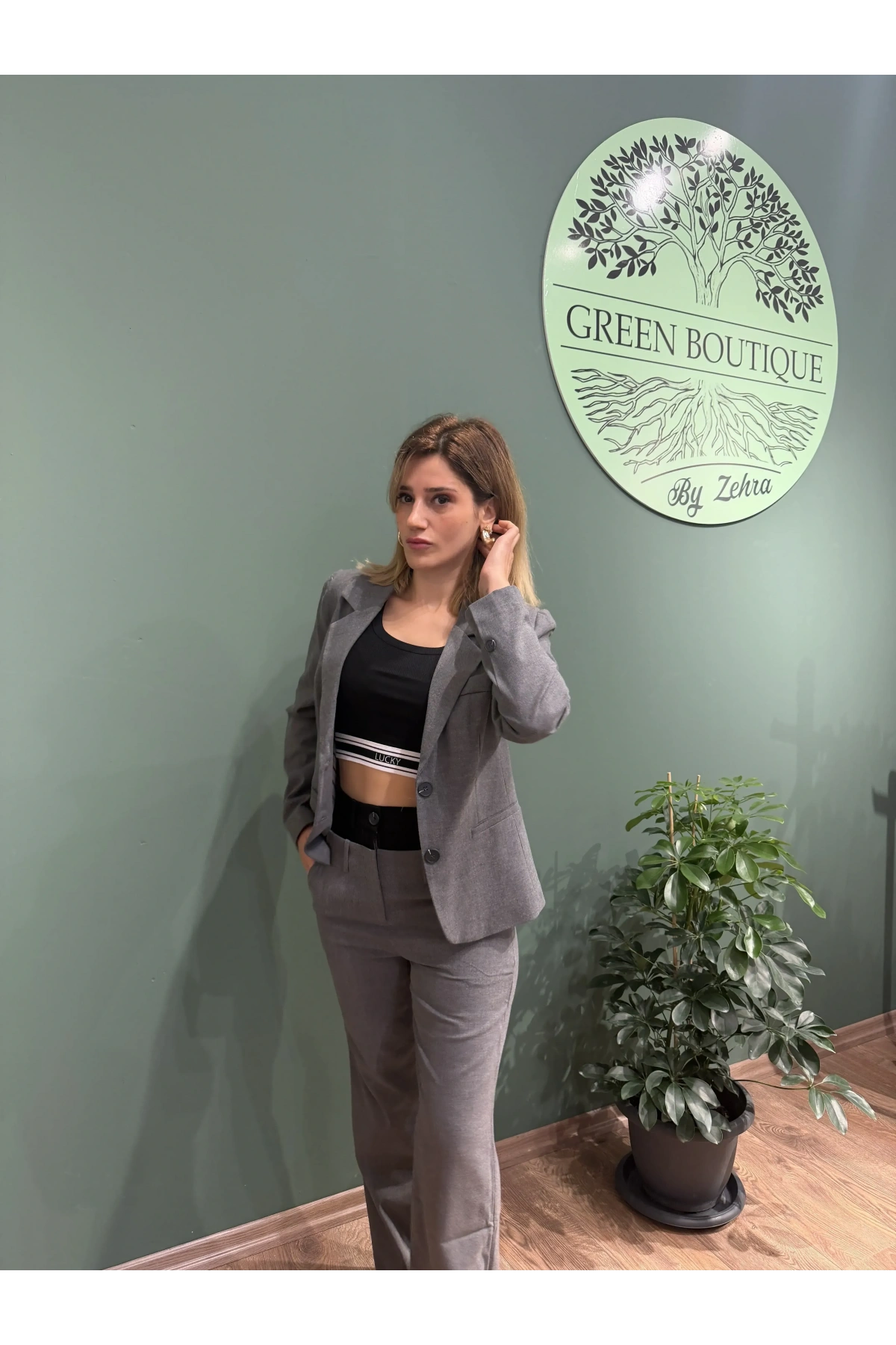 Kumaş Ceket Koyu Gri