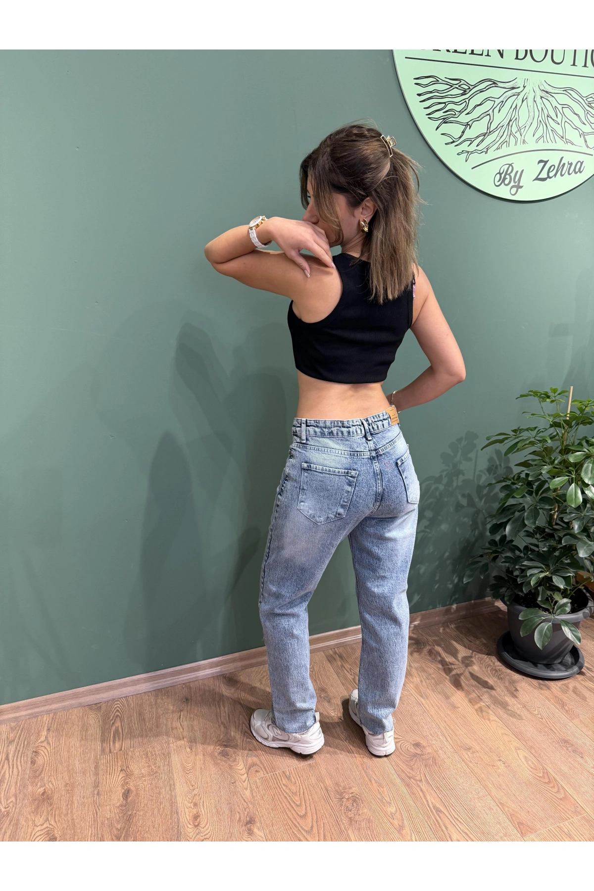 Mom Jean Açık Mavi
