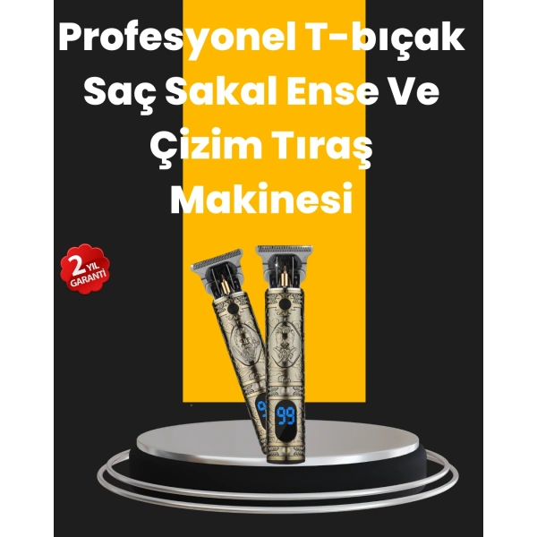0.1 mm Hassas Kesim Tıraş Makinesi Şarjlı Metal Gövde