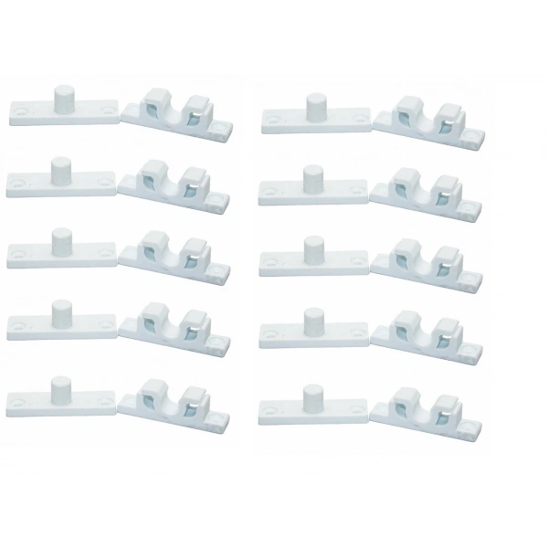 10 Adet Plastik Beyaz Sineklik Çıtçıtı – Dayanıklı ve Pratik Sineklik Sabitleme Aparatı