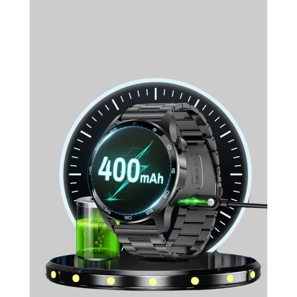 100mAh Şarjlı Akıllı Saat – Mesaj Bildirimi, Müzik Kontrolü ve Ergonomik Tasarım