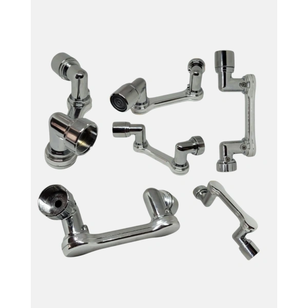 1080° Dönebilen Musluk Ucu – Su Tasarruflu, Esnek ve 360° Çift Eksenli Başlık