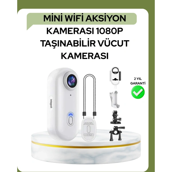 1080P WiFi Spor Kamerası Su Geçirmez Mini Aksiyon Kamera