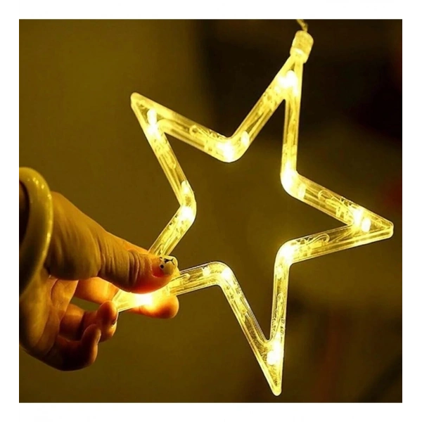 138 Ledli Yıldız Perde Işık 3 Metre