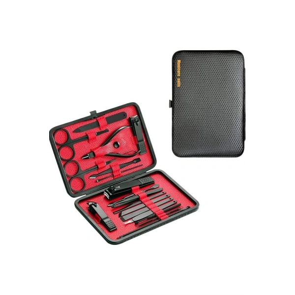 17 Parça Manikür Seti El ve Ayak Bakımı Törpü Cımbız Tırnak Temizleme