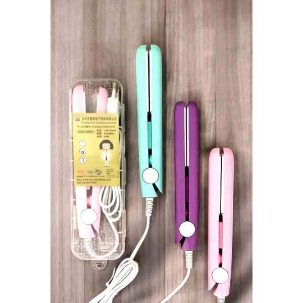 180°C Isı ve Uzun Süre Kalıcı Düzlük Sağlayan Mini Saç Düzleştirici