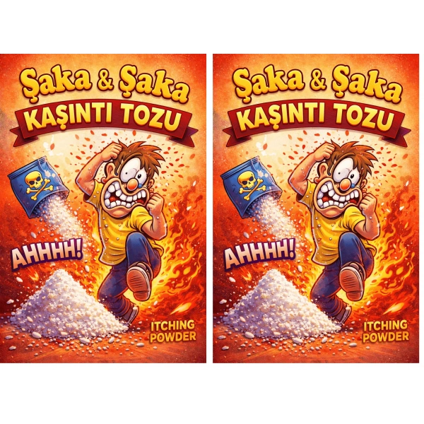 2 Adet Kaşıntı Tozu Şaka Kaşıntı Tozu Eğlence Şaka Amaçlı Toz