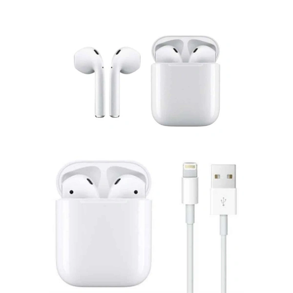 2025 Model Çağrı Cevaplayabilen Bluetooth Kulaklık Beyaz Dokunmatik Kontrol