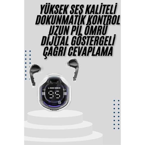 2025 Model Kablosuz Bluetooth Kulaklık ANC ENC Destekli HİFİ Stereo