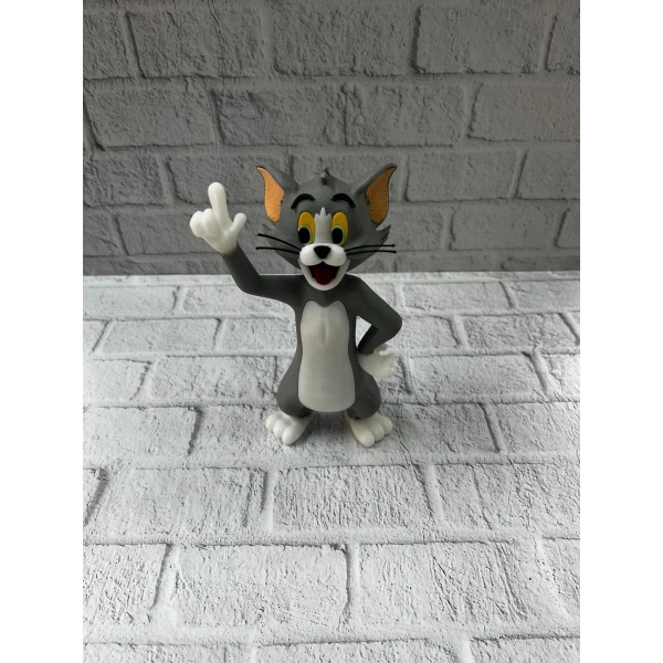 22 cm Tom Figürü Çizgi Karakter Biblo Koleksiyonluk Dekoratif Obje