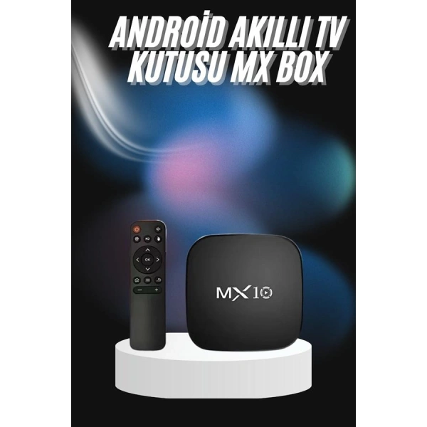 2.4G Wifi Tv Box Medya Oynatıcı TV Uyumlu MX Box Kutusu Android TV