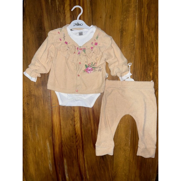 3-12 aylık üçlü takım bej