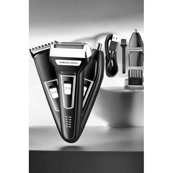 3 Başlıklı Kulak Ve Burun Tıraş Makinesi Erkeklere Özel