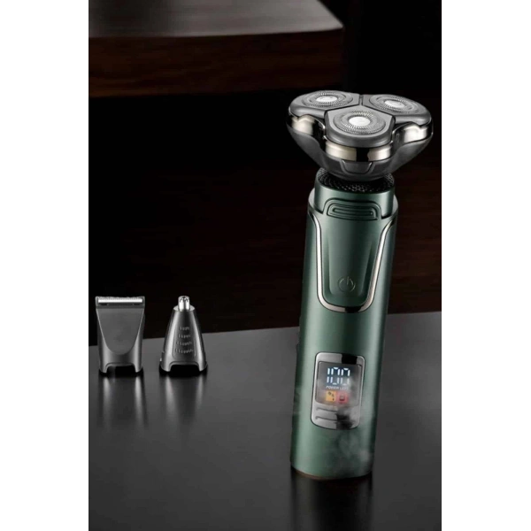 3 Başlıklı Profesyonel Saç ve Sakal Bakım Seti Vücut, Burun ve Kulak Tüy Alma