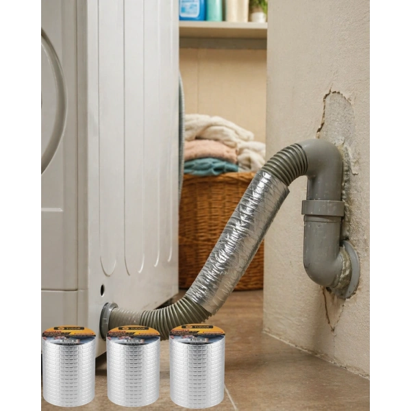 3 Lü Set Güçlü Yapışkanlı Su Yalıtım Bandı 72 MM 2 Metre