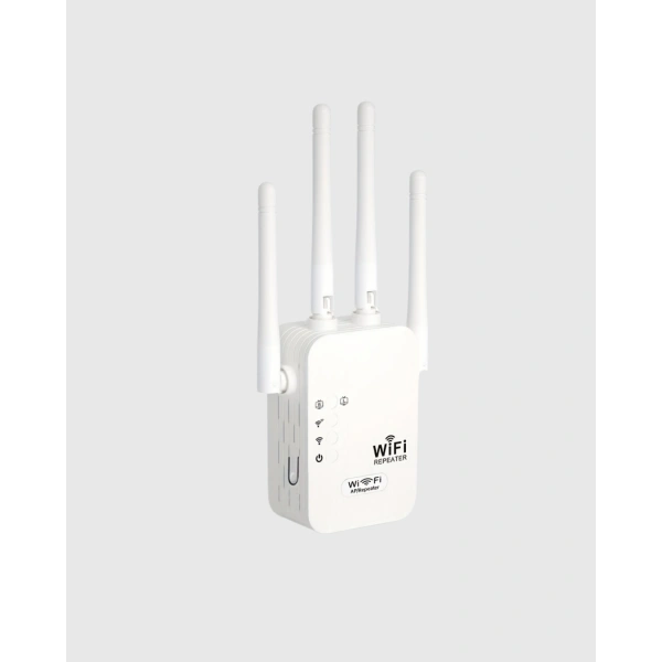 300Mbps WiFi Menzil Genişletici 4 Antenli WPA3 Güvenlikli Priz Tipi Repeater