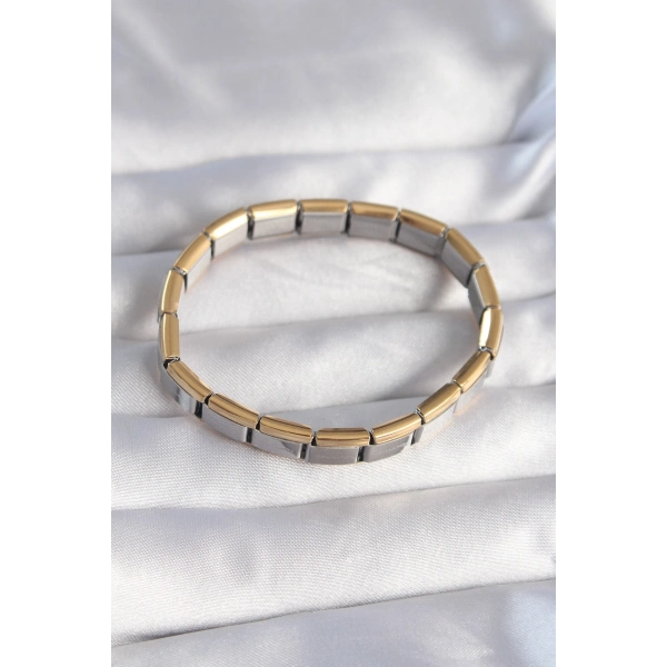 316L Çelik Çift Renk Yazılı Nomination Bileklik