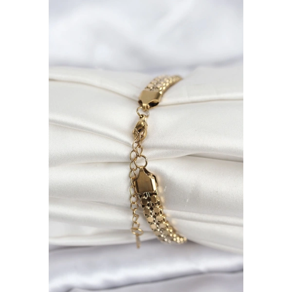 316L Çelik Gold Renk Kadın Bileklik