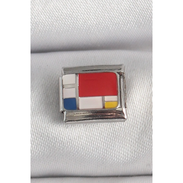 316L Çelik Gümüş Renk Karışık Renk Portre Model Nomination Charm