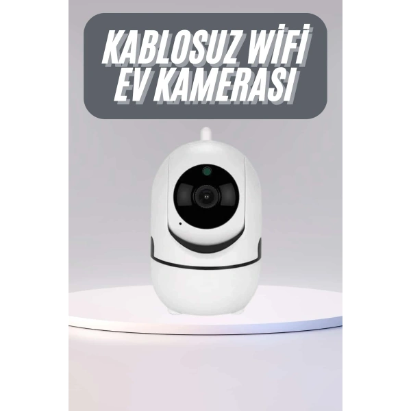 360° Full HD Akıllı Kamera Hareket Sensörlü Wifi Kamera Çocuk Güvenlik Kamerası