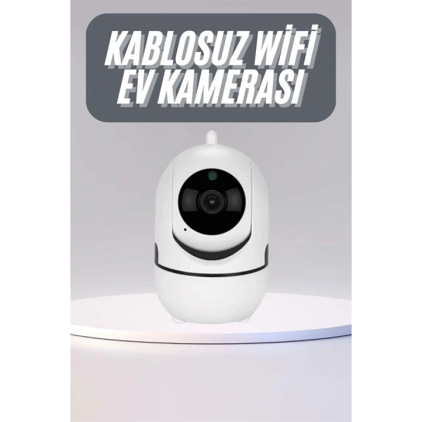 360° Full HD Akıllı Kamera Hareket Sensörlü Wifi Kamera Çocuk Güvenlik Kamerası