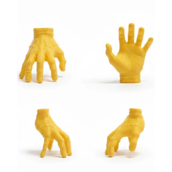 3D Sarı El Tasarım Dekor 17x16 cm Konsol ve Şömine Üstü Aksesuar