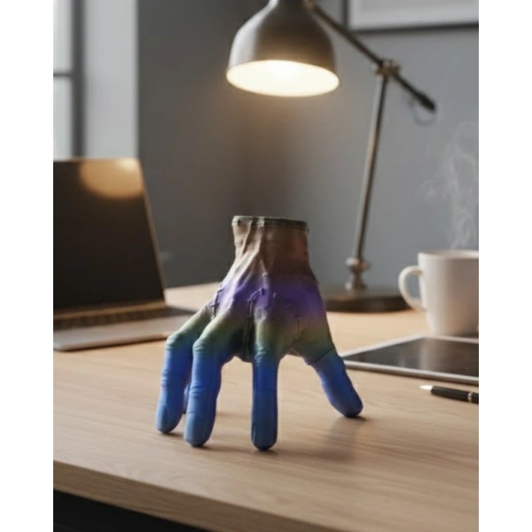 3D Tasarım Rengarenk El Biblo 27x22 cm Özgün ve Şık Aksesuar