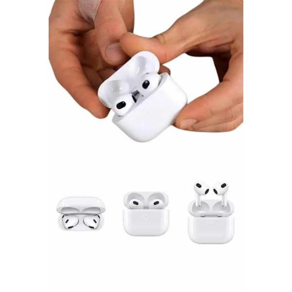 3.Nesil İOS Android Uyumlu Bluetooth 5.0 Beyaz Çağrı Cevaplama