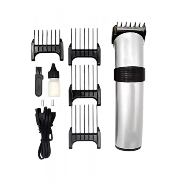 4 Taraklı Taşınabilir Profesyonel Saç ve Sakal Kesme Tıraş Makinesi