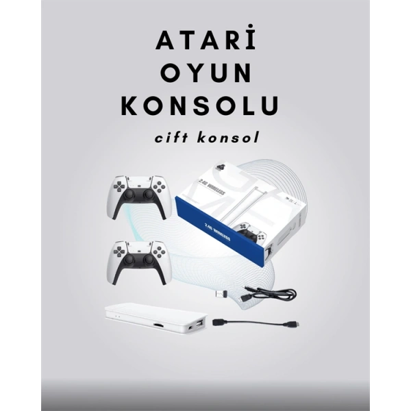 4K Destekli Bluetooth Retro Oyun Konsolu – M15 Modeli