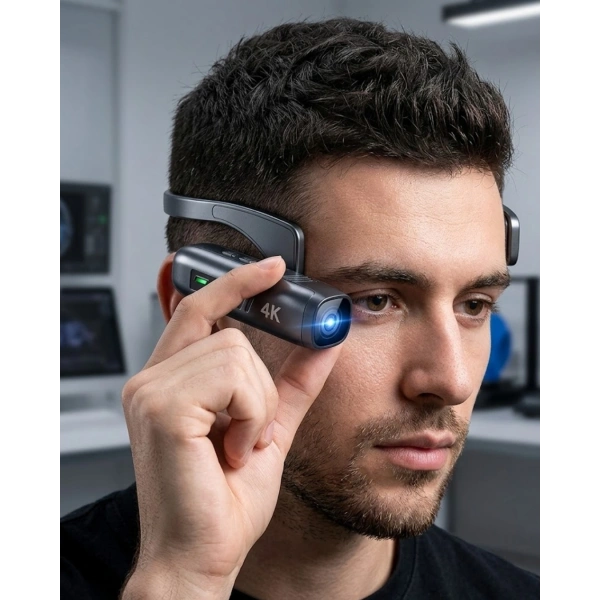 4K Giyilebilir Mini Kamera EIS Stabilizasyon 120° Geniş Açı WiFi Kontrol