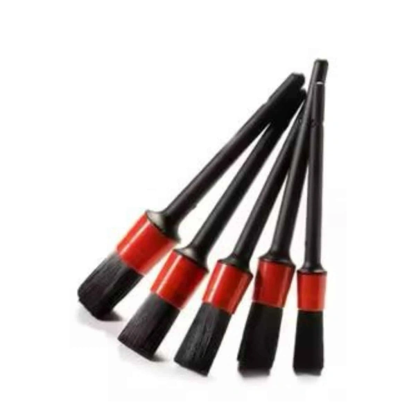 5 Adet Oto Detaylı Temizleyici Araç İçi Temizlik Fırça Seti Koltuk Döşeme Kapı Toz Alma Fırçası