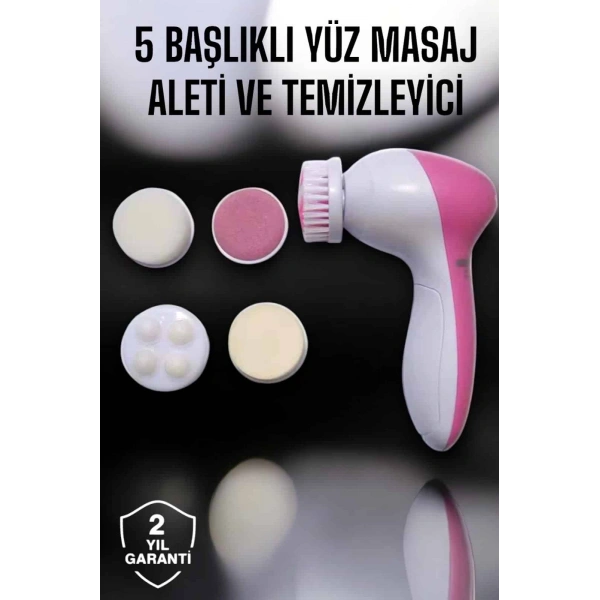 5 Fonksiyonlu Kablosuz Yüz Temizleme Cihazı ile Derinlemesine Cilt Bakımı