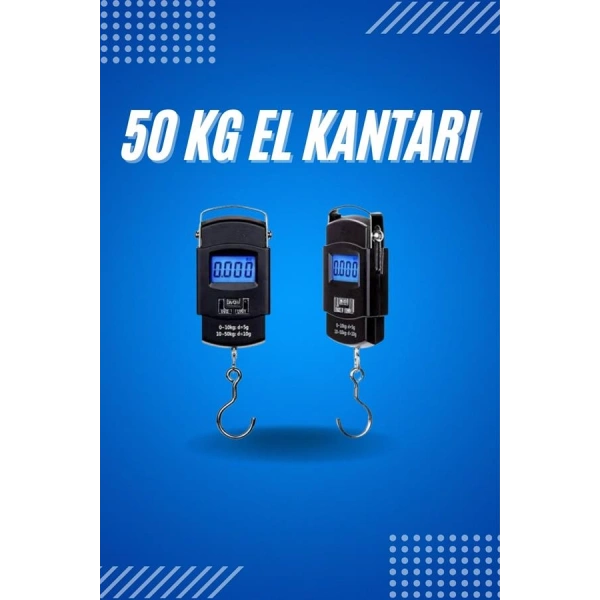 50 Kg Dijital El Terazisi Cep Tartısı El Kantarı Terazi